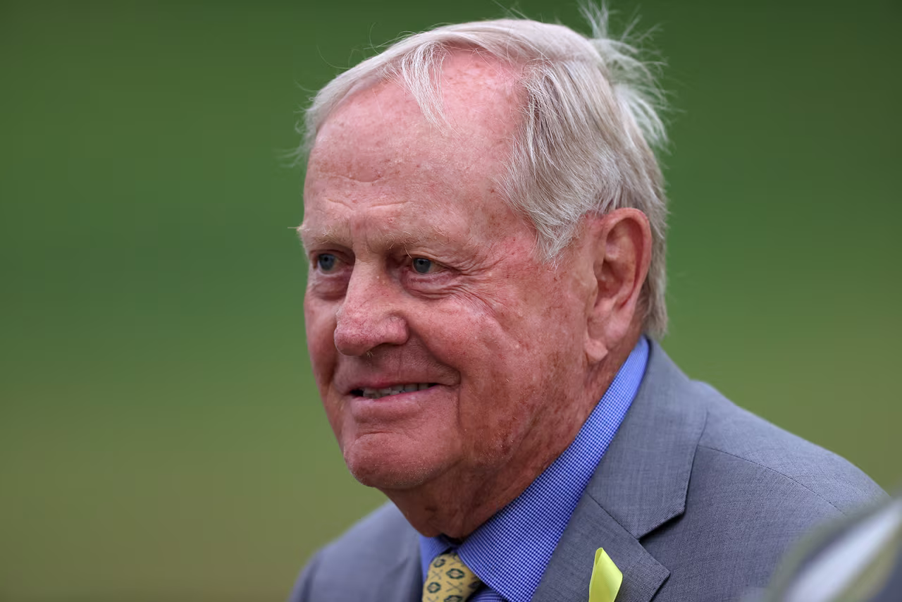 Jack Nicklaus looks on after the final round of The Memorial Tournament on July 19, at Muirfield Village Golf Club in Dublin, Ohio. 