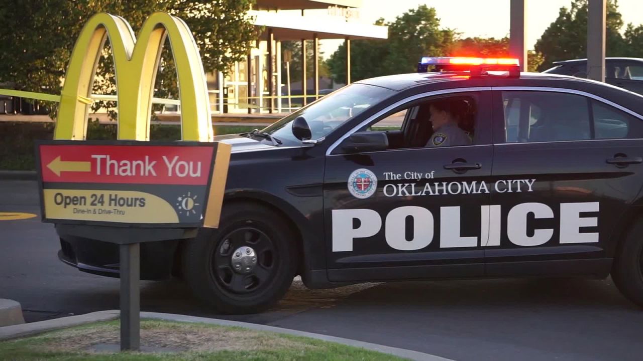 Oklahoma City Police say two suspects shot McDonald's employees after being told to leave due to coronavirus restrictions.