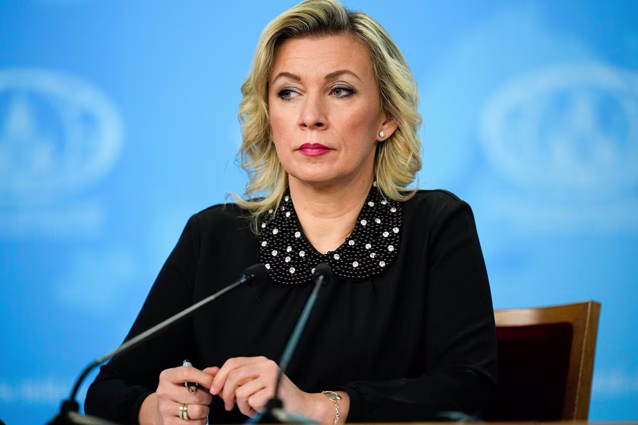 Russian Foreign Ministry spokeswoman Maria Zakharova attends a news conference in Moscow in January.