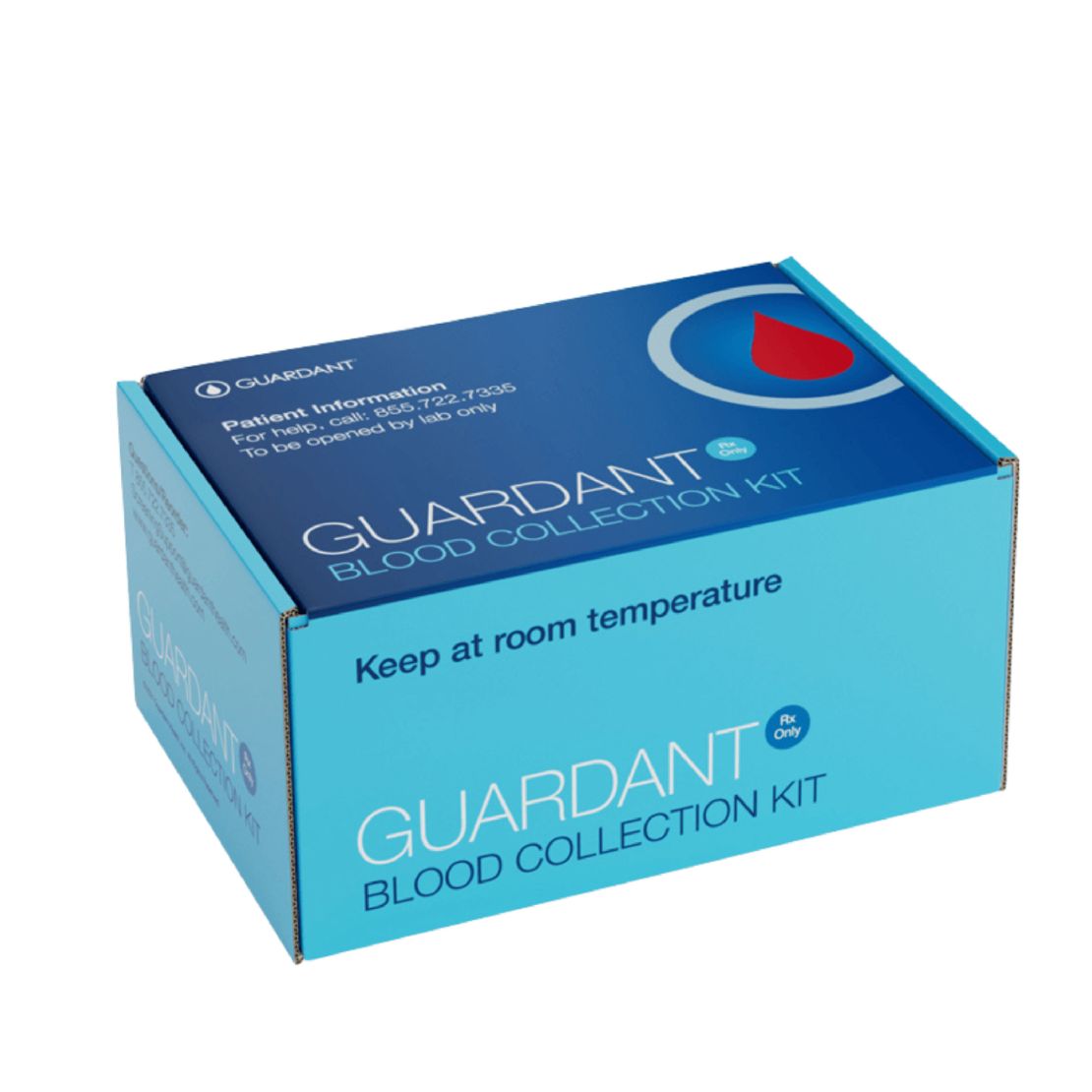 The Guardant Shield Blood Collection Kit comprises the components used in the collection, stabilization, packaging and transportation of blood samples.