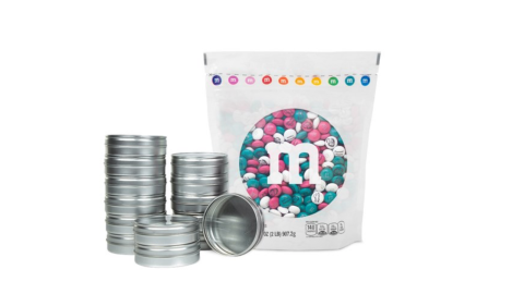M&M’S DIY Silver Favor Kit