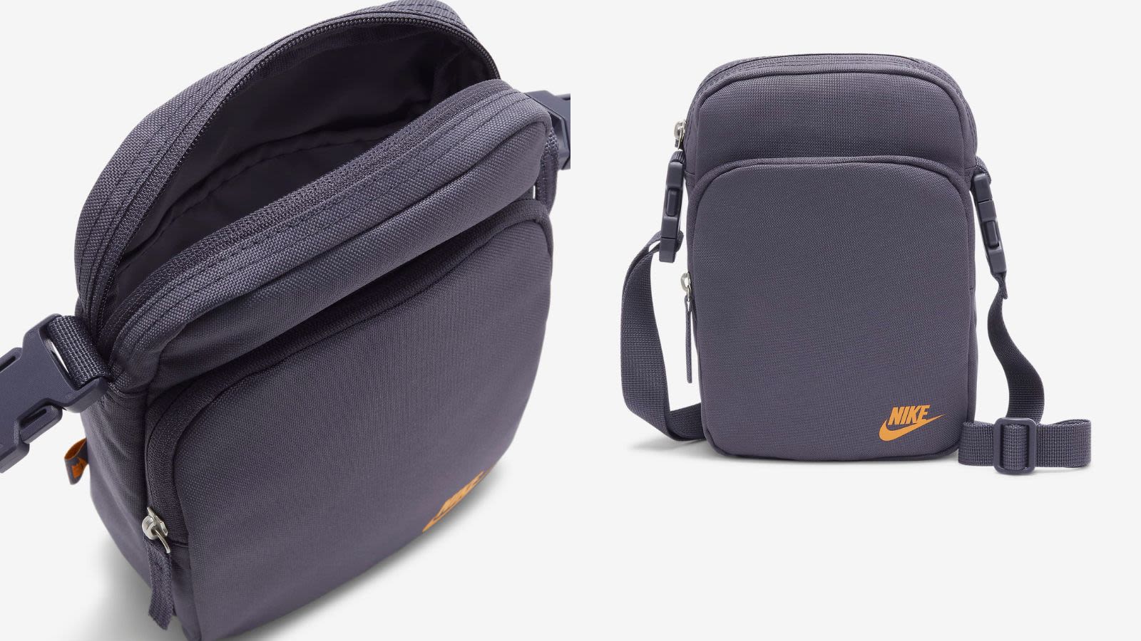 Nike Futura Luxe cross body multi pocket bag in black