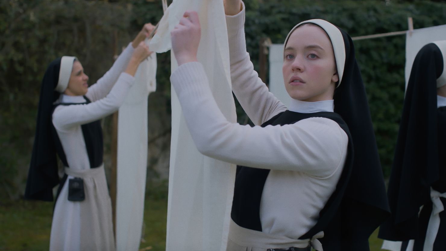 Sydney Sweeney plays a nun in the horror movie "Immaculate."