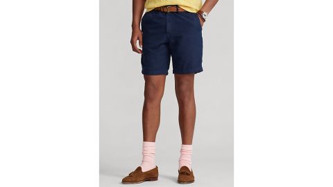 8.5-Inch Classic Fit Cotton-Linen Short