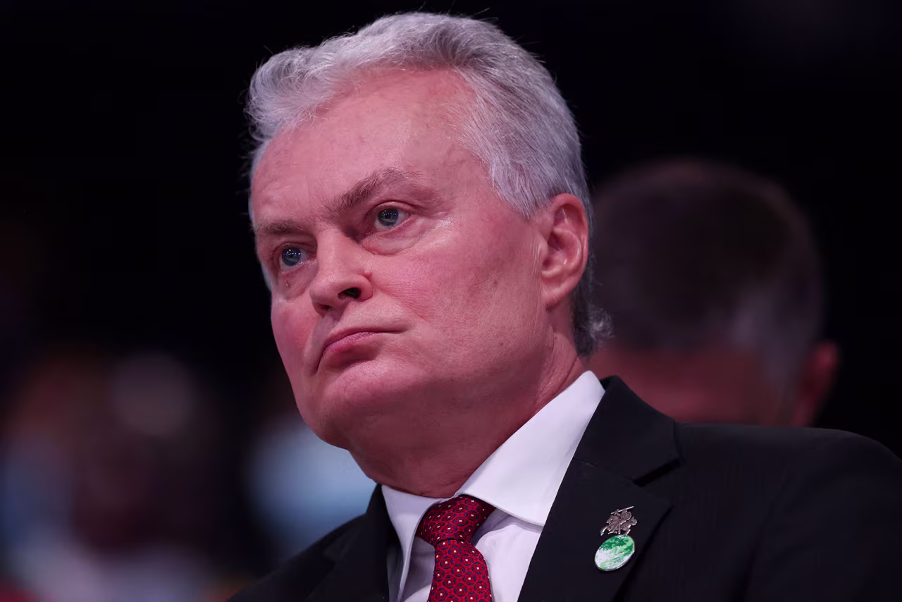 Lithuania’s President Gitanas Nausėda.