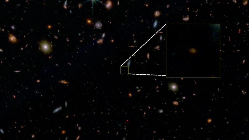 Webb Space Telescope detects oldest 'dead' galaxy