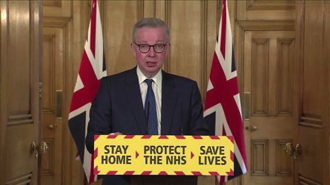 British Cabinet Office Minister Michael Gove announced the test during a briefing on May 3. 