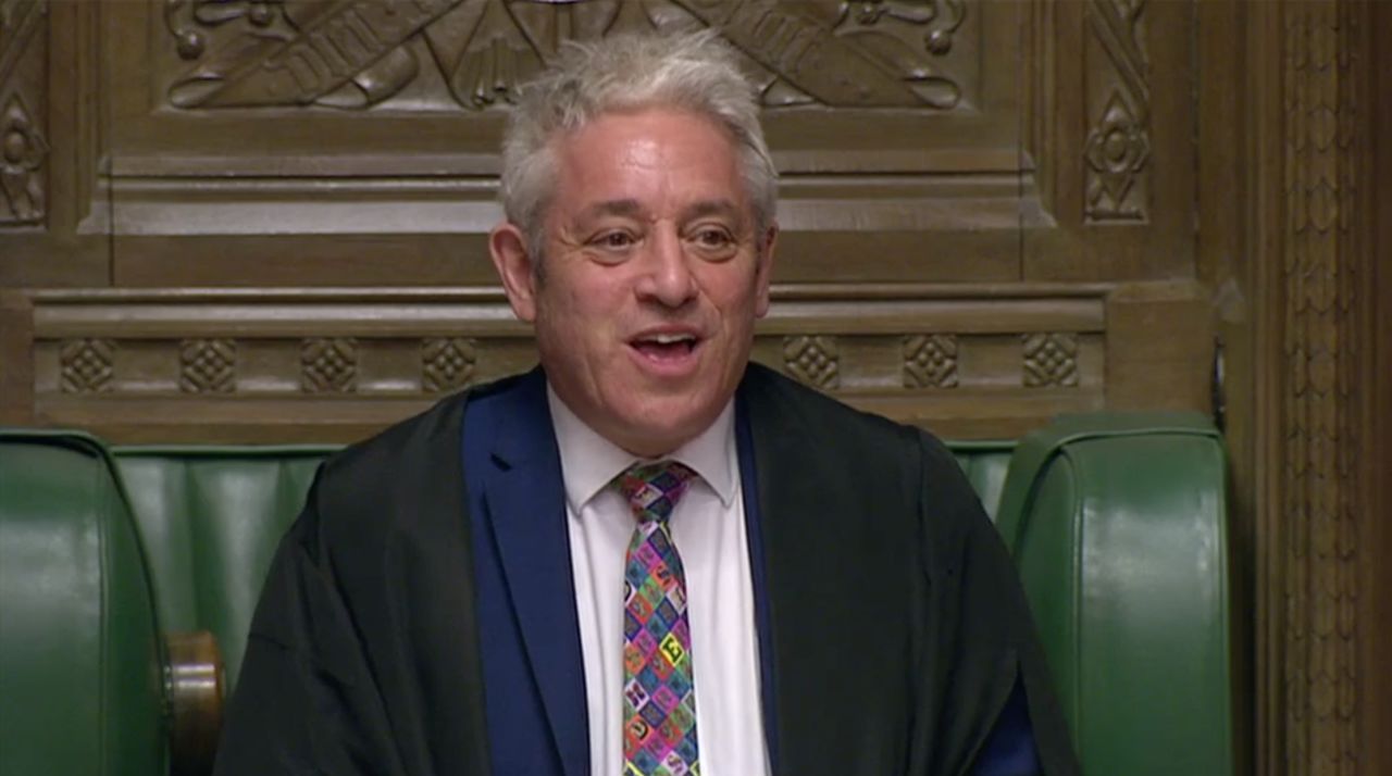 John Bercow, the Speaker of the House of Commons.