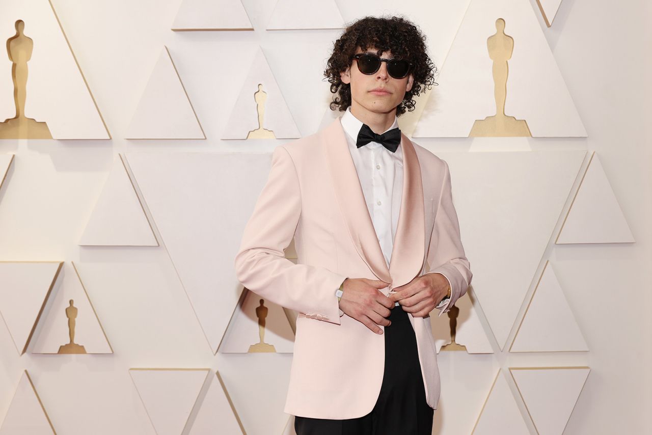 Reece Feldman on the red carpet at the Academy Awards.