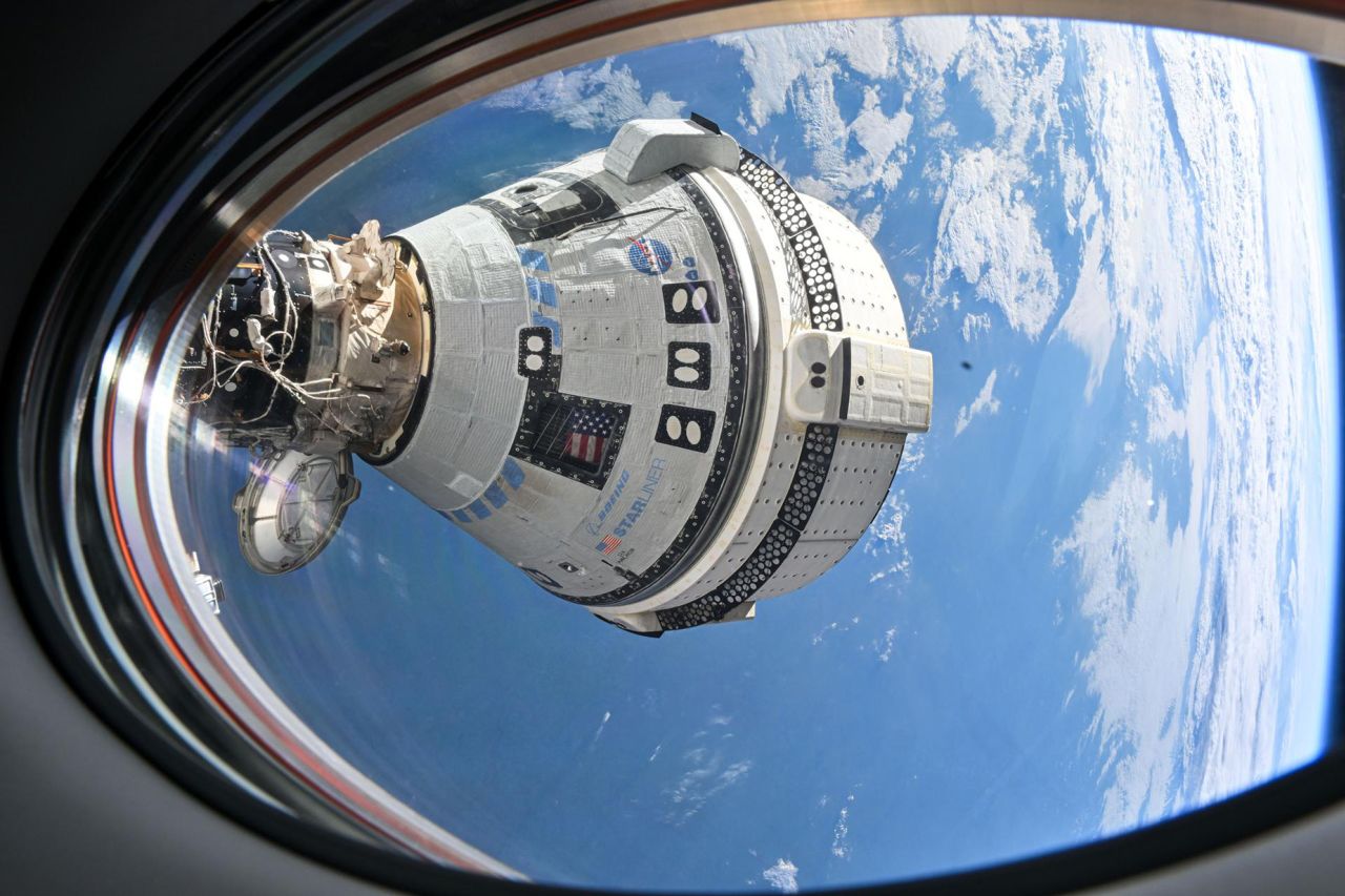 An image from July 3 shows Boeing's Starliner spacecraft docked at the International Space Station.