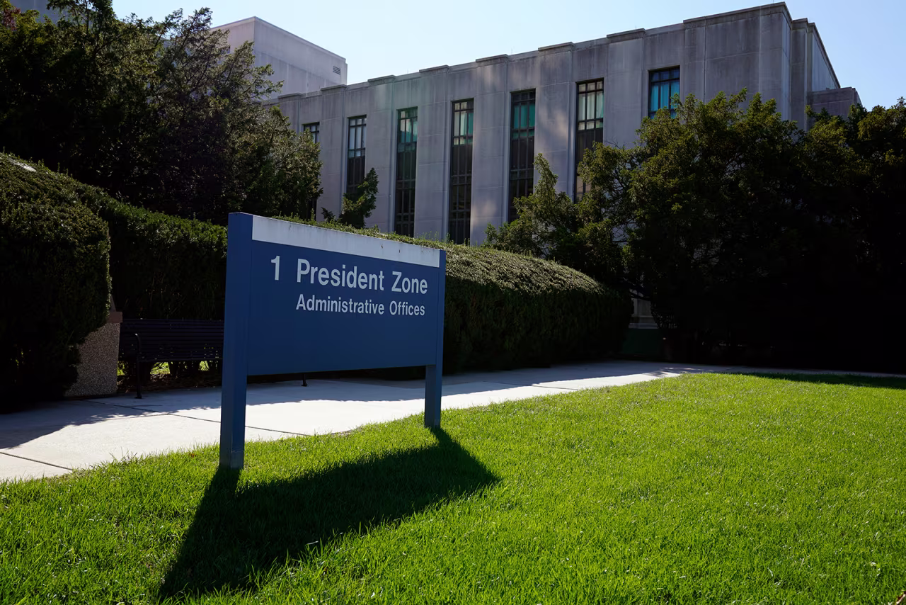 Walter Reed National Military Medical Center is shown in Bethesda, Maryland, on October 3. 