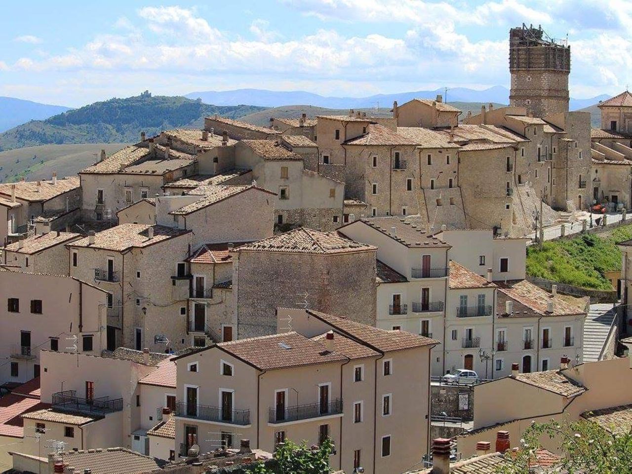 The town featured in a George Clooney movie, "The American." 