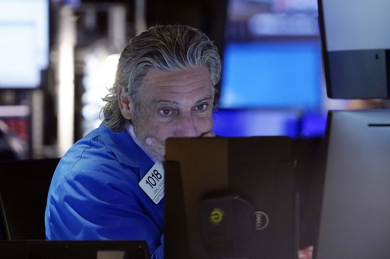 A trader works on the floor of the New York Stock Exchange on Friday August 2. 