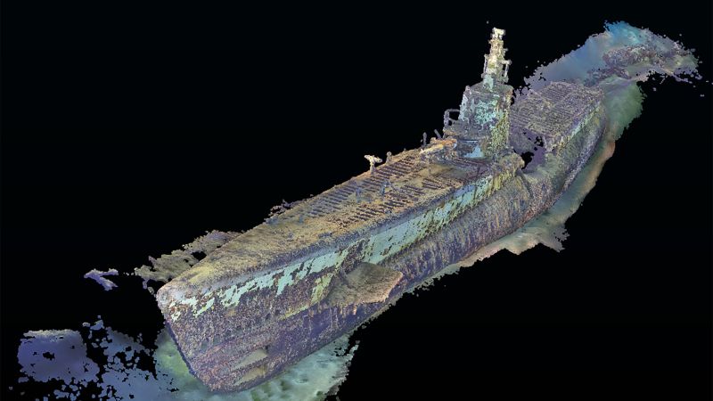 Останките на една от най известните подводници на ВМС на САЩ