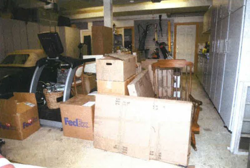 This photo from page 126 of the report shows Biden's Delaware garage on December 21, 2022.