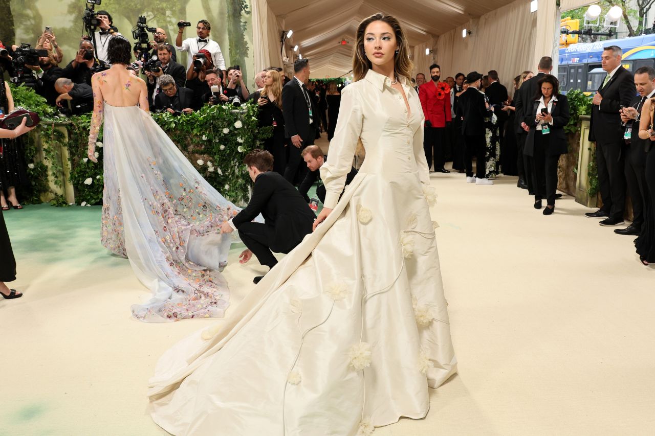 Madelyn Cline attends The 2024 Met Gala in New York City, on May 6.