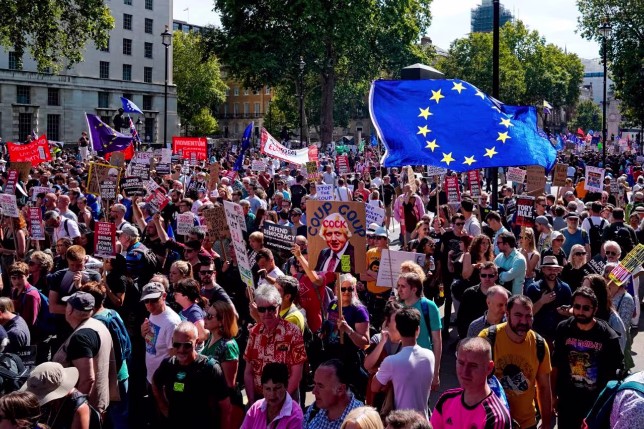 Protests in London