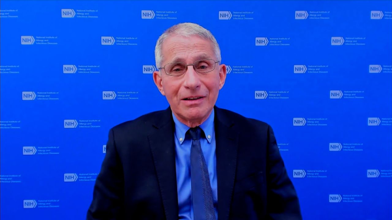 Dr. Anthony Fauci speaks during an interview on March 4.