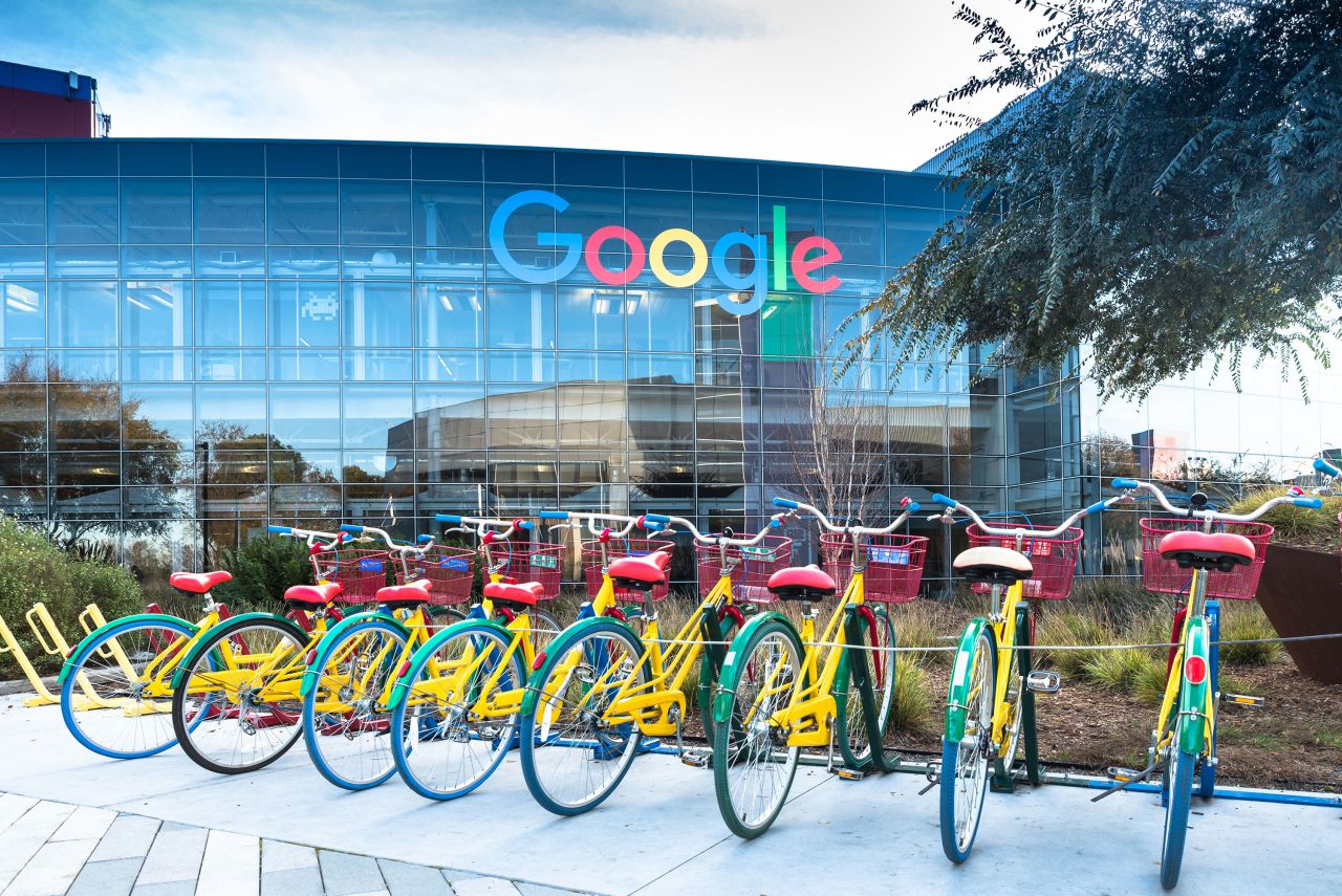 Google headquarters in Mountain View, California.