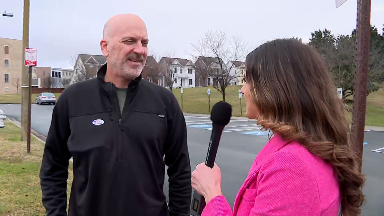 Doug Moran speaks with CNN's Alayna Treene in Richmond, Virginia, on Tuesday.