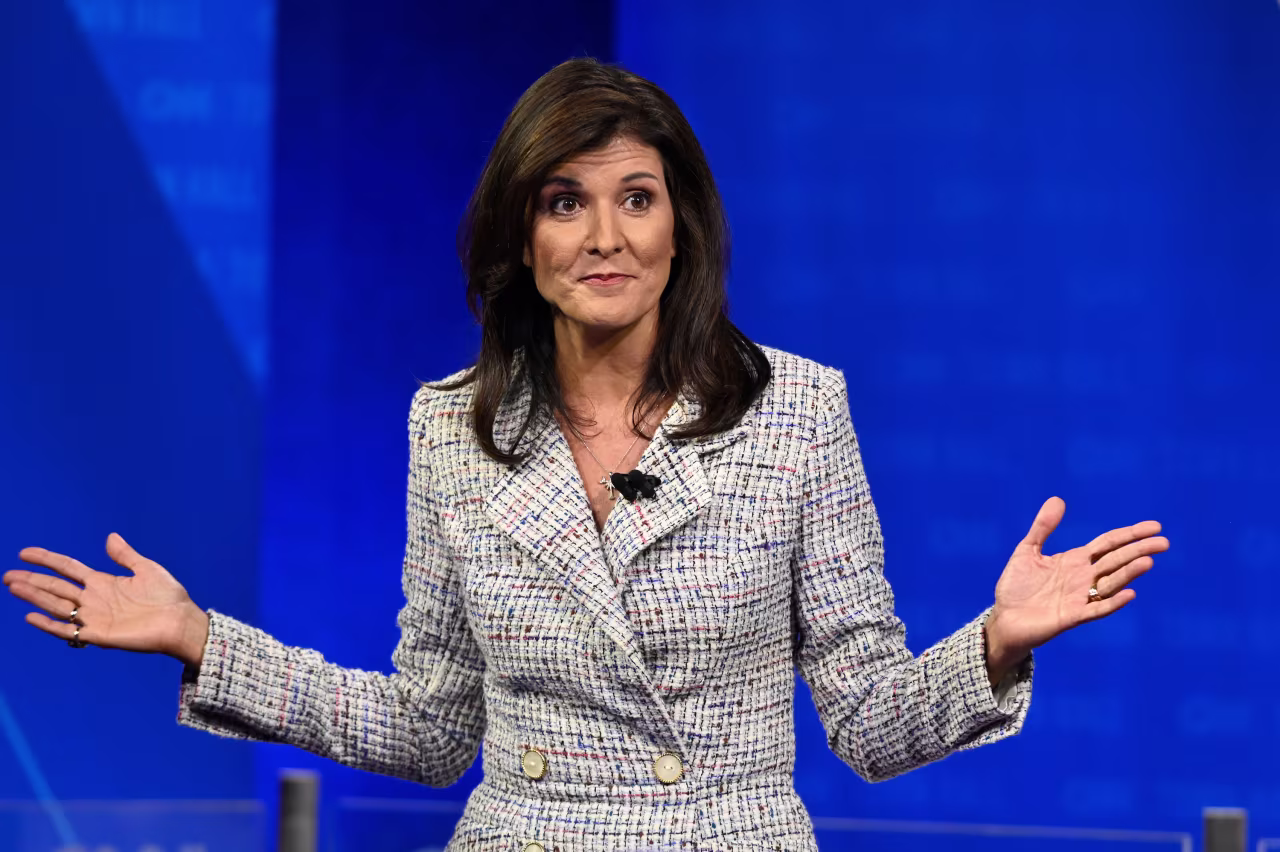 Nikki Haley participates in a CNN Republican Town Hall moderated by CNN’s Jake Tapper at Grand View University in Des Moines, Iowa, on Sunday, June 4. 