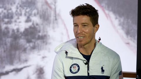 Shaun White interviews with CNN's Coy Wire after competing in his 5th and final Winter Olympics.