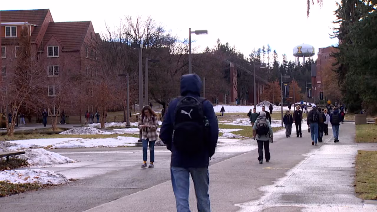 University of Idaho students returned to campus on January 11 in Moscow, Idaho. 