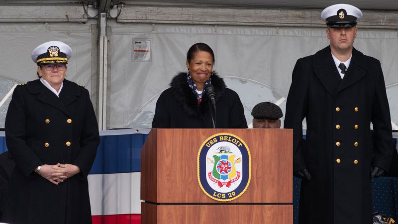 featured image thumbnail for post First Black woman major general honored as sponsor for US combat ship