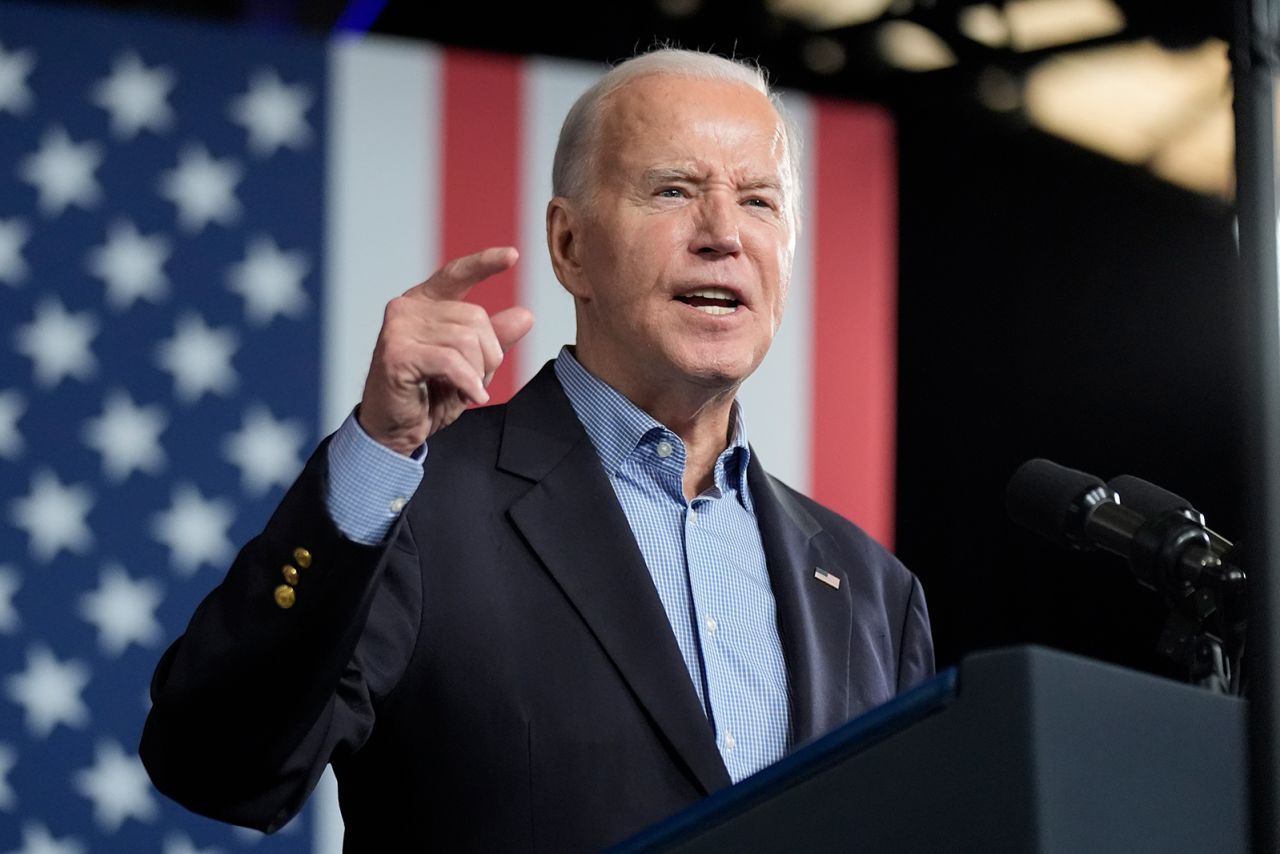 President Joe Biden speaks in Atlanta on March 9. 