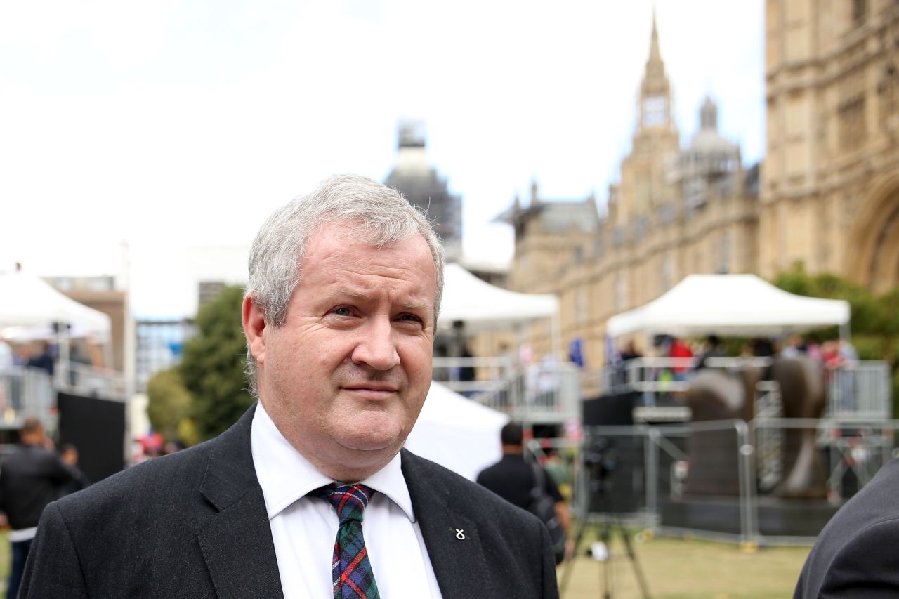Ian Blackford, the SNP leader in Parliament stressed Scotland voted to remain in the European Union.