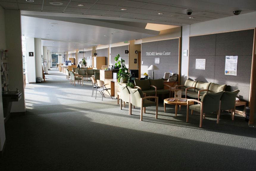 Tricare services the needs of active duty families as well as retirees, as here in Naval Hospital Bremerton.