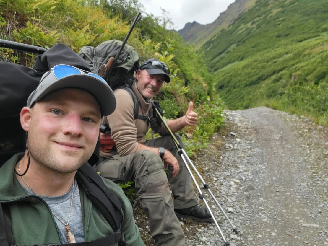 Tyler Johnson and his father Chris Johnson are seasoned hunters and previously have hunted black bears in Alaska.