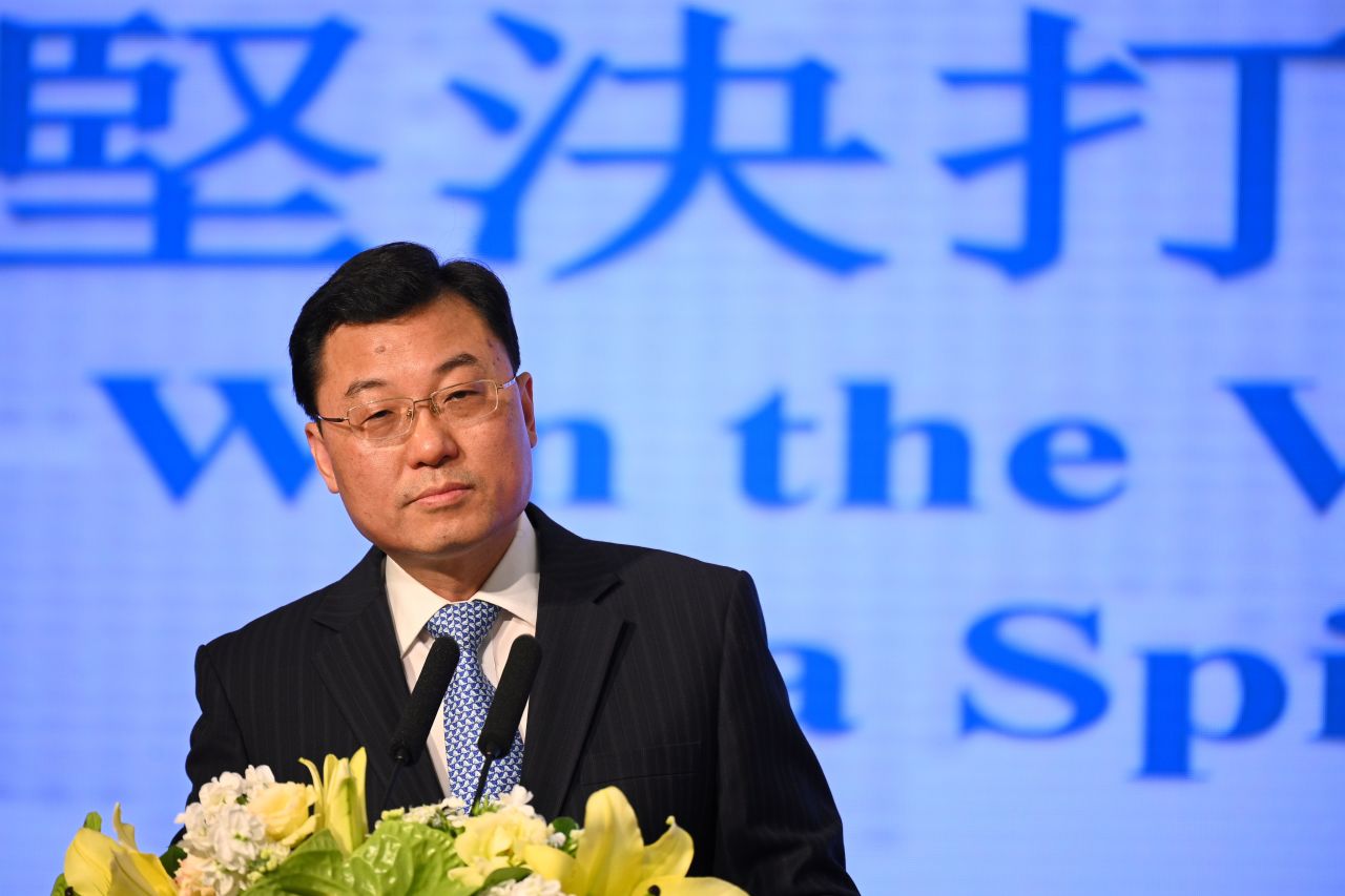  Xie Feng, commissioner of China's Ministry of Foreign Affairs in Hong Kong.