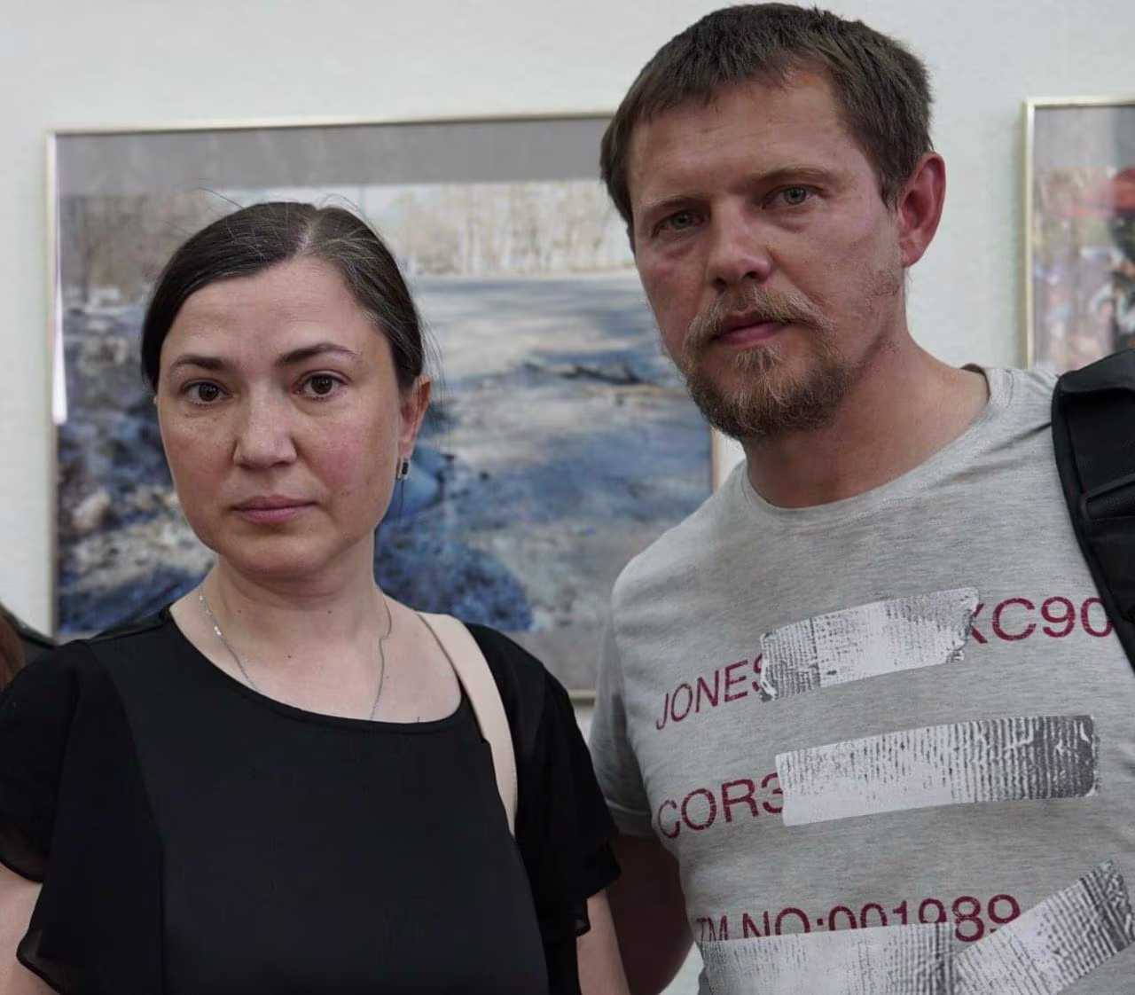 Stavr Vishnyak and his wife, Tatyana, have a 21-year-old son in the Azovstal plant in Mariupol, Ukraine. They are part of the families who are asking the Chinese and Turkish leaders to help facilitate the extraction of remaining soldiers in the plant. 