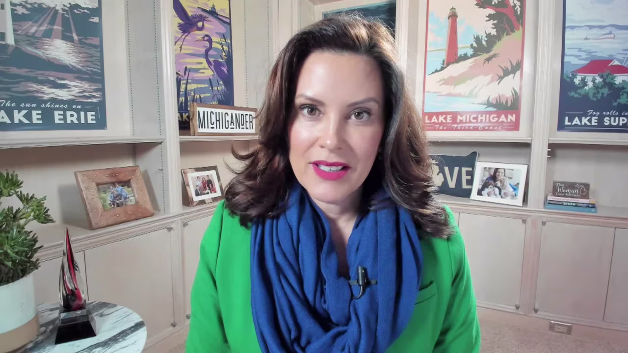 Michigan Gov. Gretchen Whitmer speaks with CNN on Thursday.