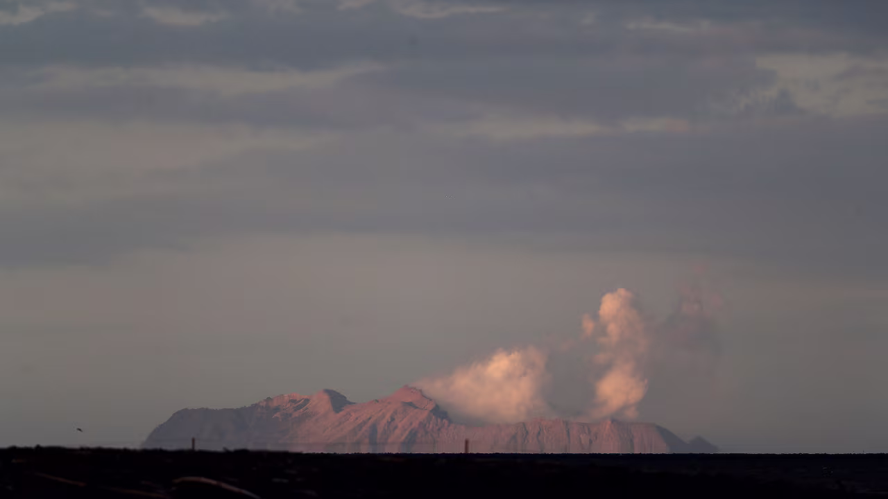 The volcano on White Island erupted three times on Monday, according to Whakatane District Mayor.