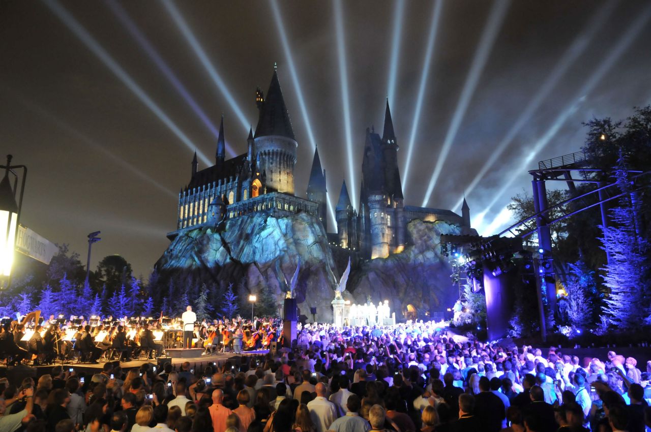 The Wizarding World of Harry Potter is seen at the Universal Orlando Resort