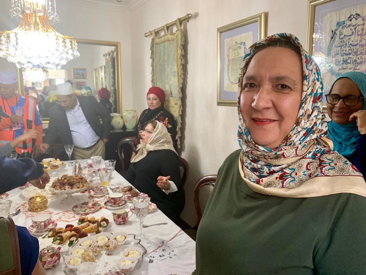 Nazli Edross-Fakier met Harry and Meghan when they visited her sister's home in Bo-Kaap, Cape Town. Lauren Said-Moorhouse/CNN