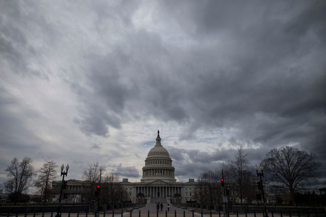 The US Capitol Building is pictured during the government shutdown on Jan. 1, 2019 in Washington, DC. 