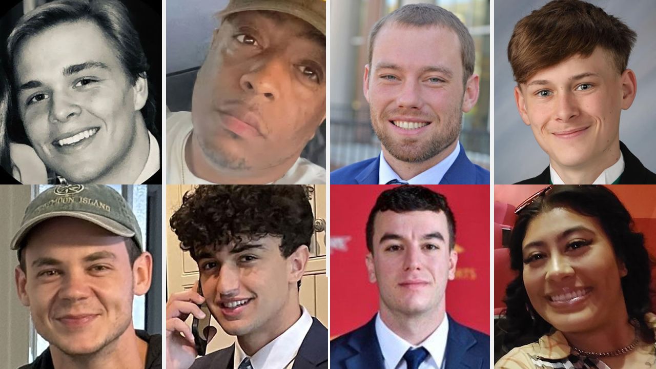 Top row: Tiger Bech, Reggie Hunter, Drew Dauphin and Hubert Gauthreaux. Bottom row: Matthew Tenedorio, Kareem Badawi, Billy DiMaio and Nicole Perez.