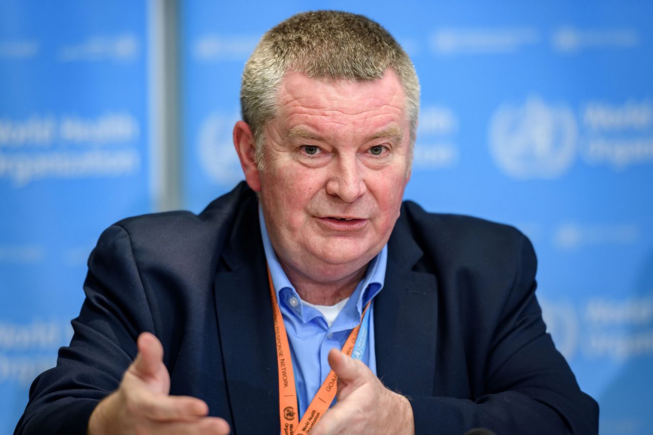 Dr. Mike Ryan, executive director of the World Health Organization’s health emergencies program, speaks during a press briefing on Covid-19 at the WHO headquarters in Geneva, Switzerland, on March 9.