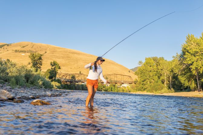 <strong>The great outdoors</strong>: The Clark Fork River is just one of the rivers that draw fly fishing enthusiasts to Missoula, Montana.