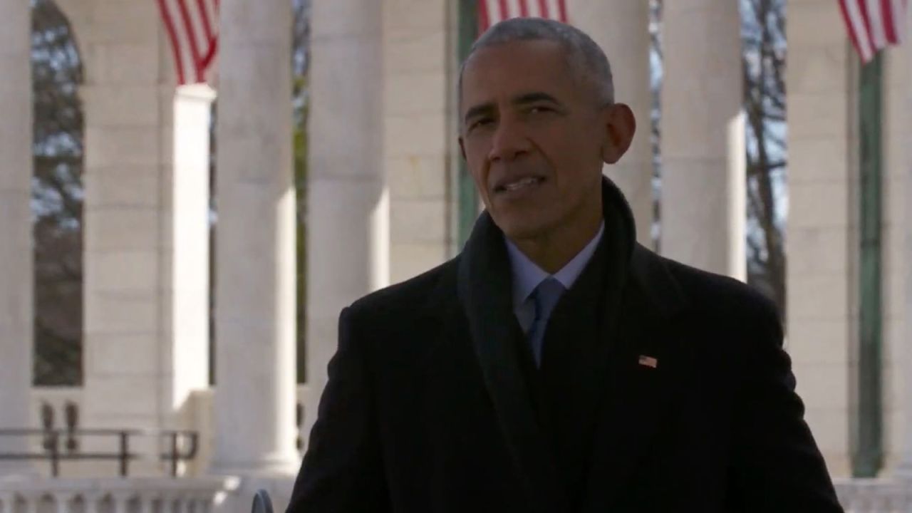 In this screengrab, Former president Barack Obama speaks during the Celebrating America Primetime Special on January 20.