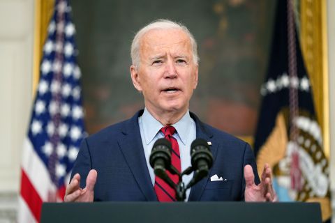 President Biden delivers remarks on the Boulder, Colorado, shooting on Tuesday.