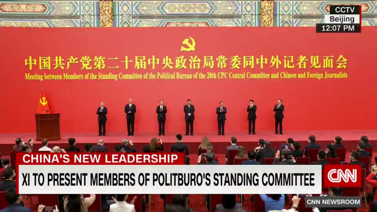 Live Updates Chinas Xi Jinping Unveils Communist Partys Politburo Standing Committee Leaders 7424