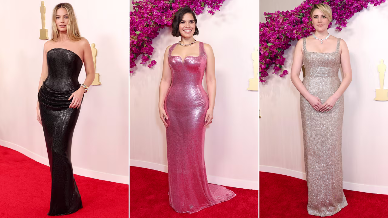 Margot Robbie, America Ferrera and Greta Gerwig.