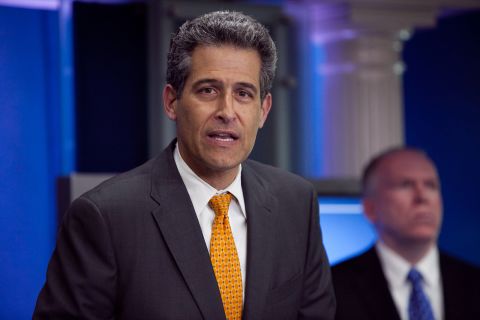 Dr. Richard Besser, then Acting Director, Centers for Disease Control and Prevention, briefs the media at the White House in Washington, DC, on April 26, 2009.
