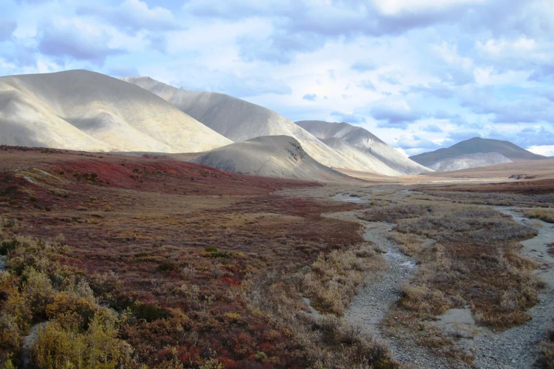 Los días claros y frescos son comunes en septiembre en el Parque Nacional Kobuk Valley.