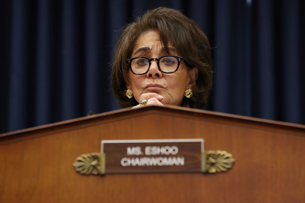 Rep. Anna Eshoo, the chairwoman of the House’s Health subcommittee, is seen on Capitol Hill on February 26.