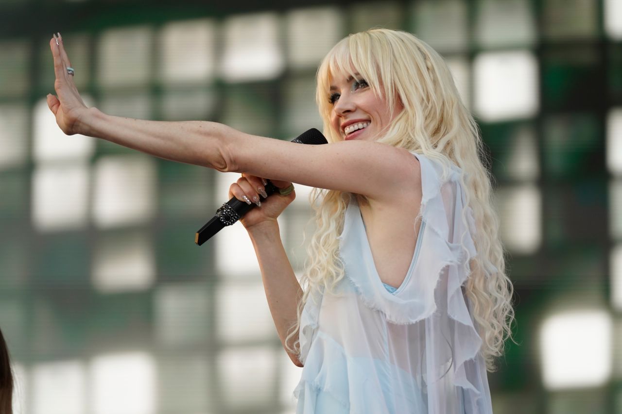 Carly Rae Jepsen performs at the Lollapalooza Music Festival at Grant Park in Chicago, on August 3.